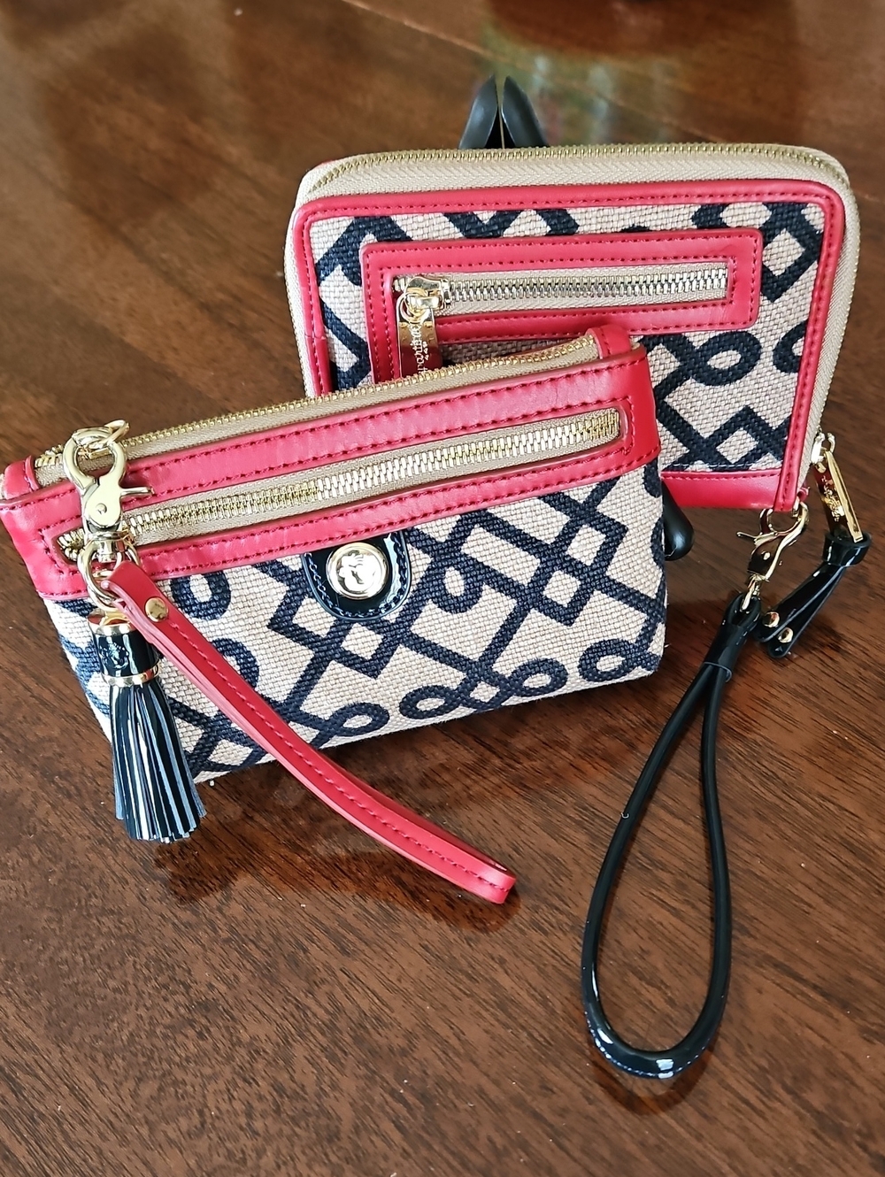 Spartina 449 '1715 Low Country Reign' Wristlet Clutch & Wallet Set